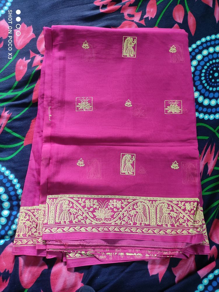 Pink Saree