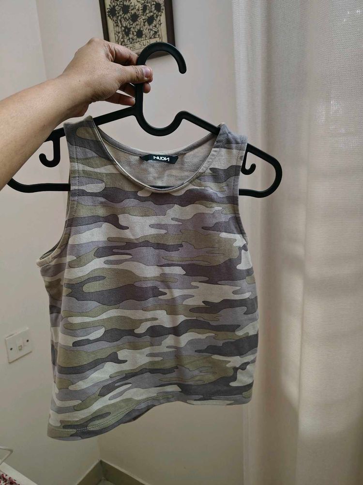 Camouflage Tank Top