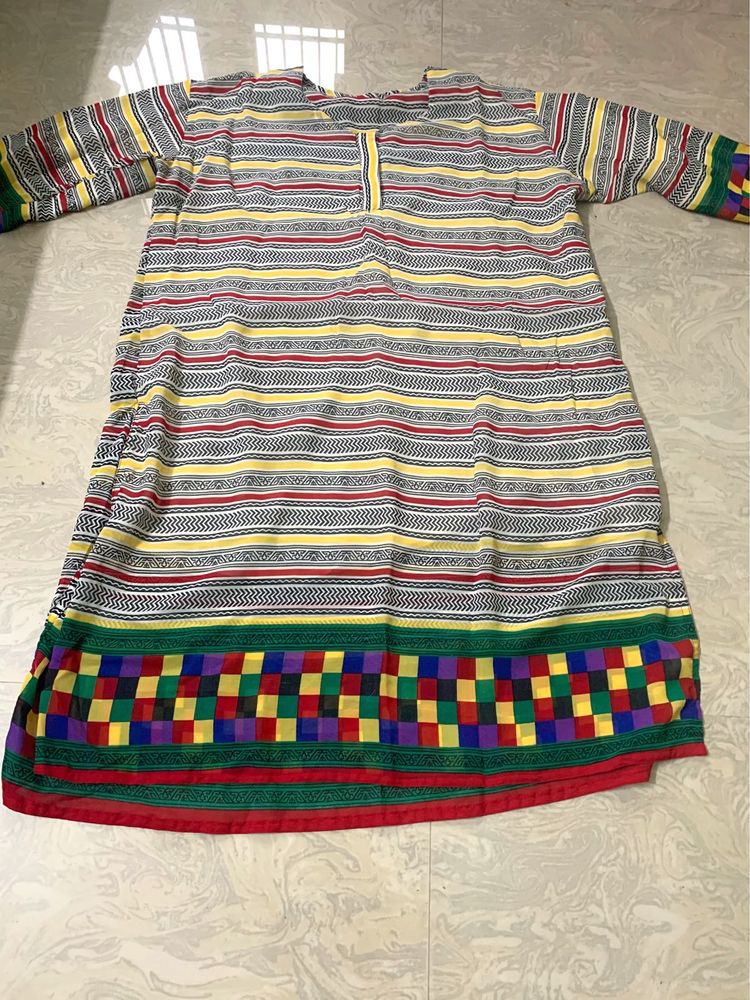 Colorful Striped Kurta