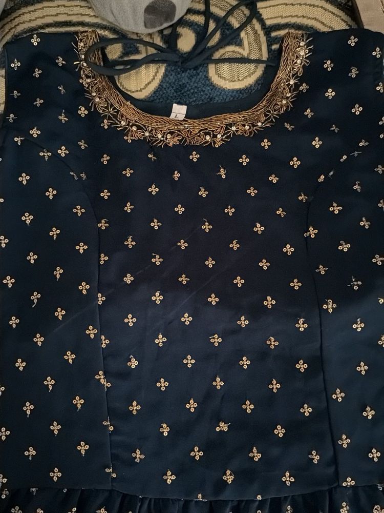 sharara suit with hand embroidery