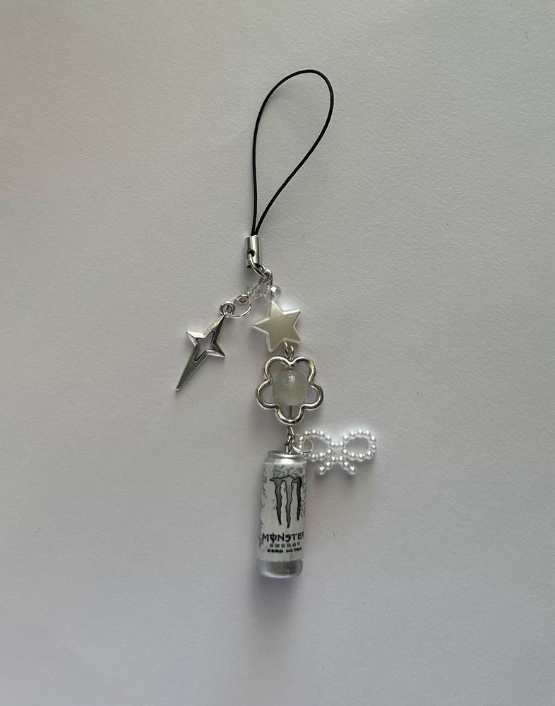 Monster Energy Can Charm Keychain