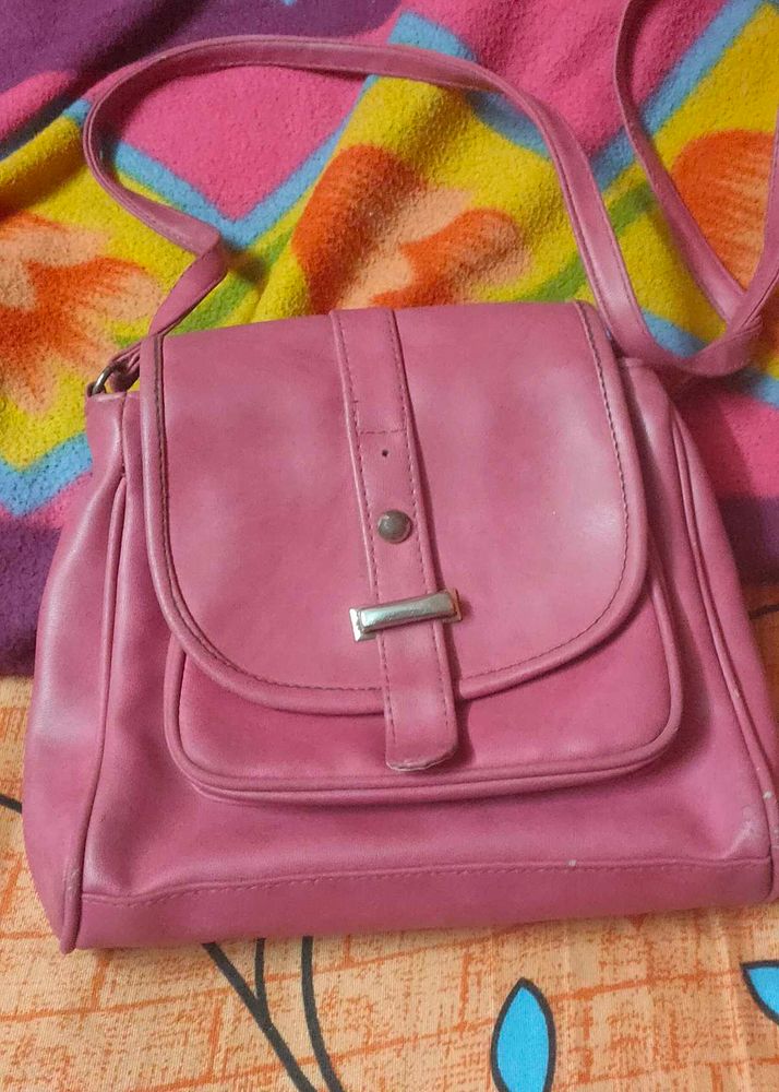 Pink Crossbody Bag
