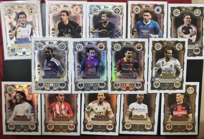 Magic Memories Topps Match Attax Set