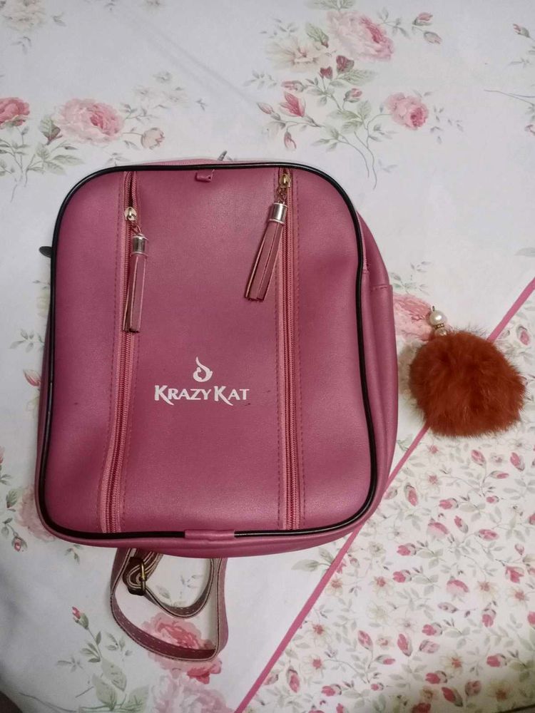 Krazy Kat Pink Backpack