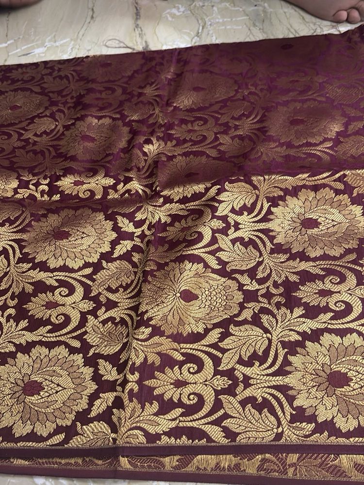 Brocade fabric with Dupatta &amp; sleeves