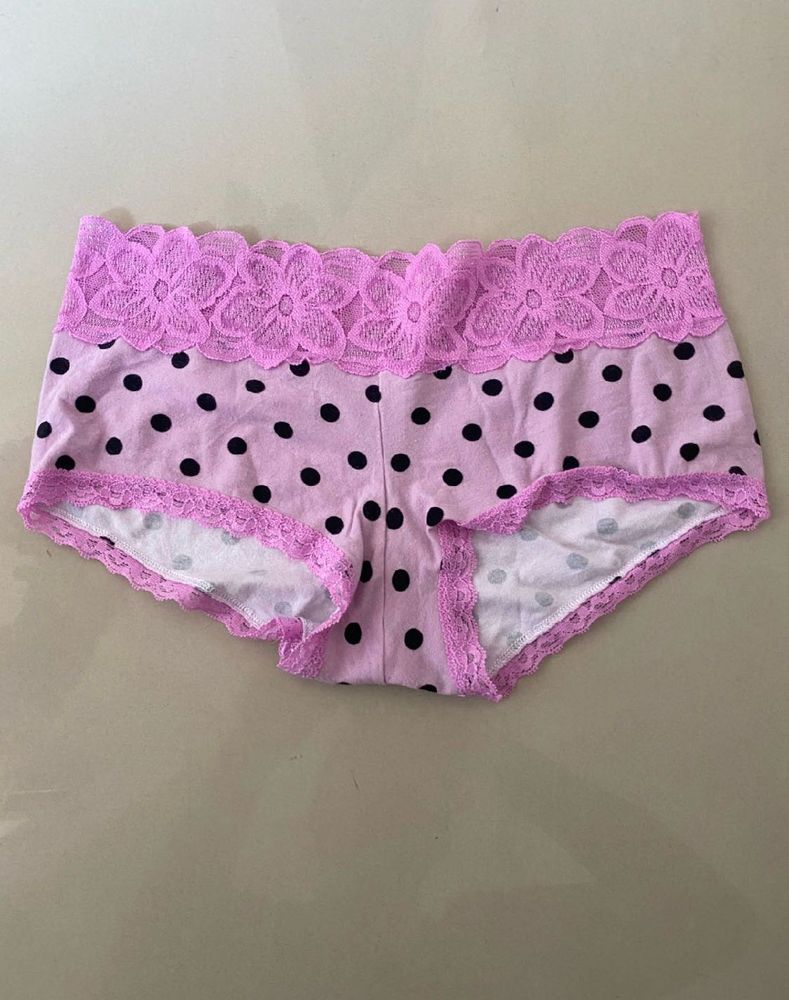 Pink Polka Dot Briefs with bra