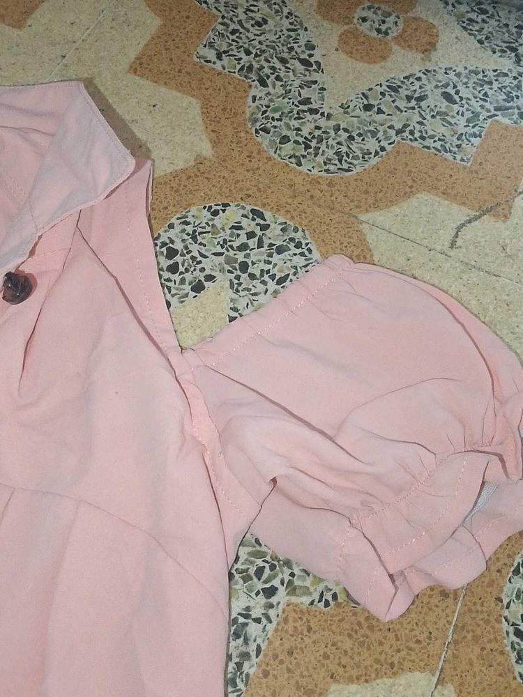 Chic Pink Puff Sleeve Top