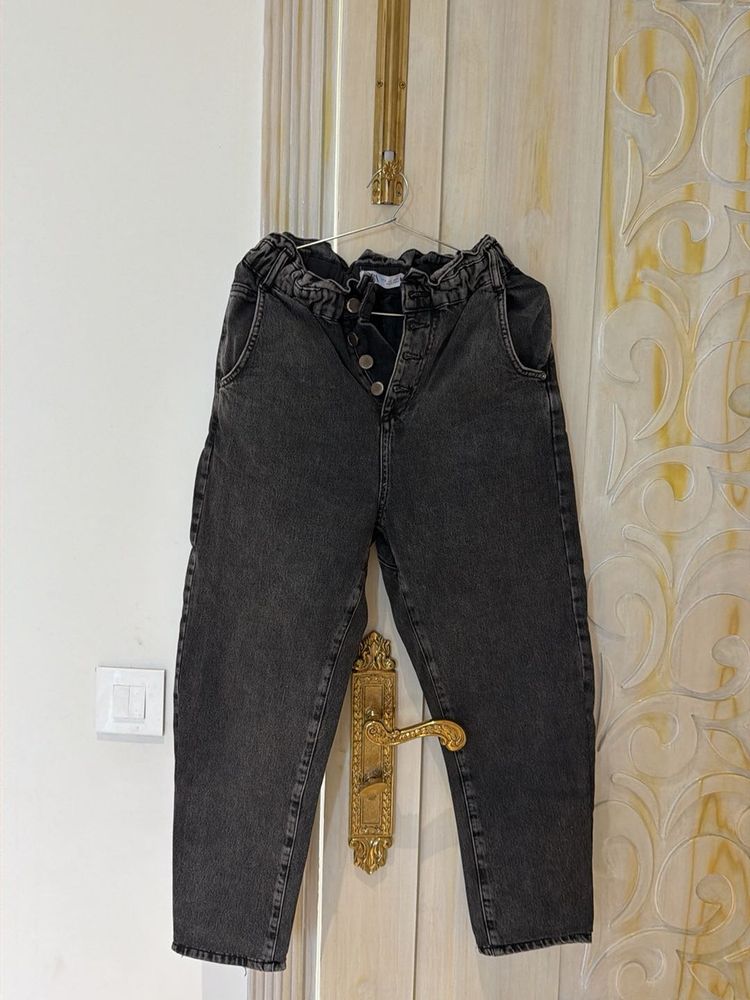 Stylish Grey Denim Jeans
