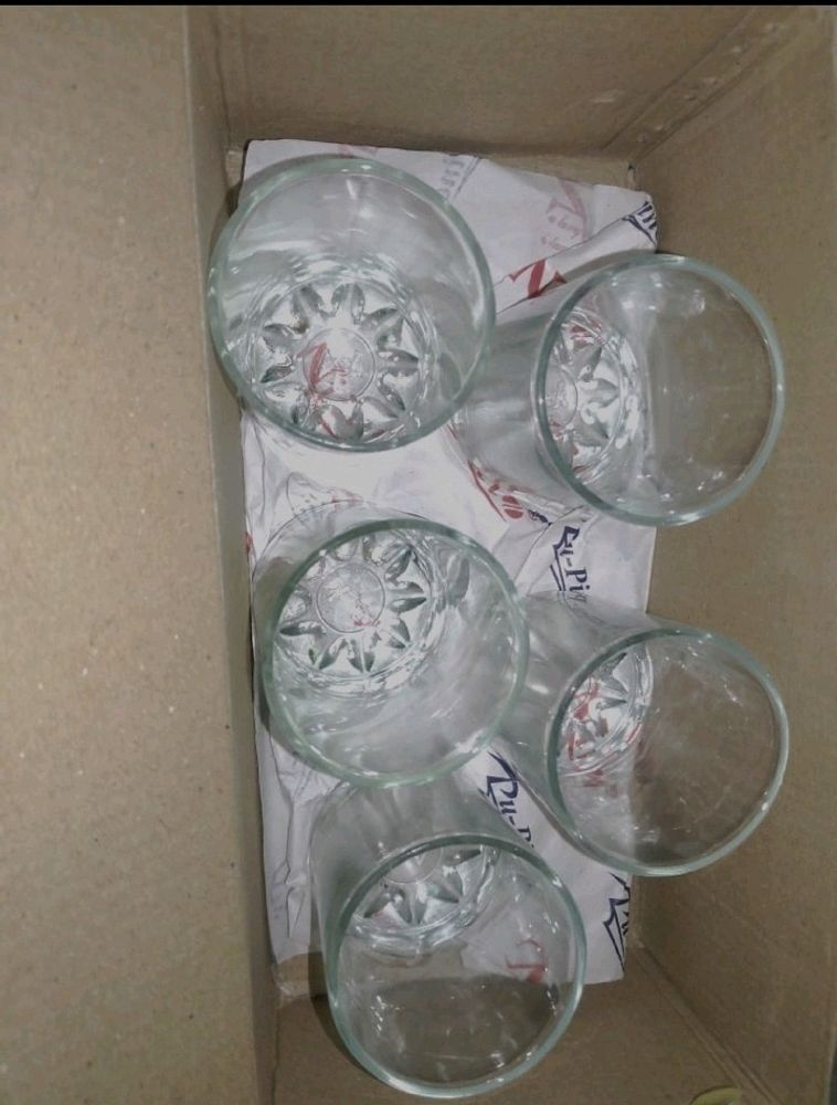 Set Of 5 Glass