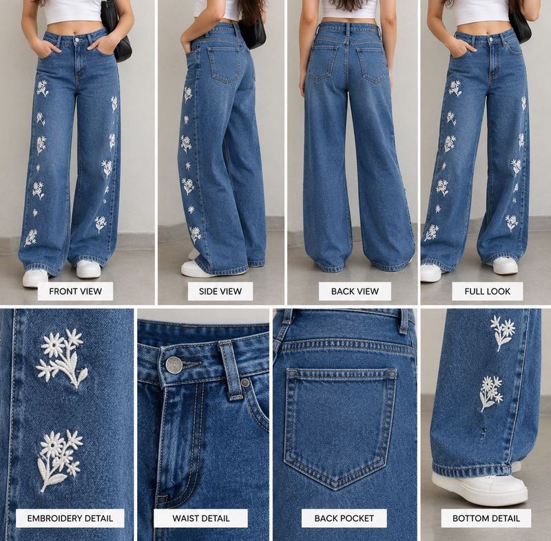 Classic Blue Denim Jeans