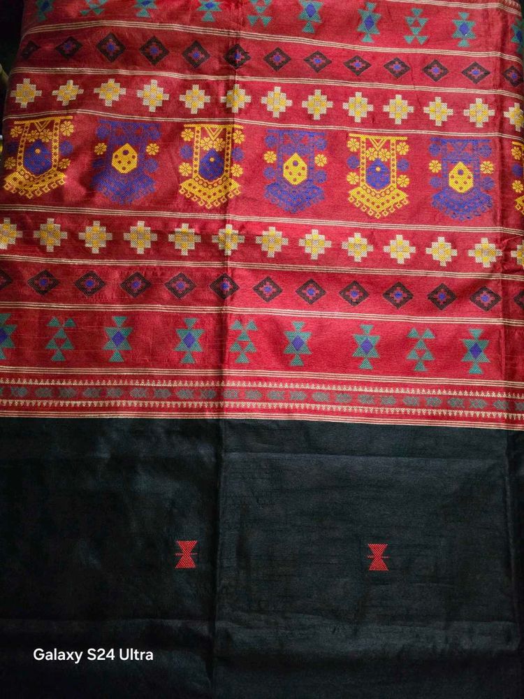 Bishnupriya Dolabedi style Khadi Silk Saree