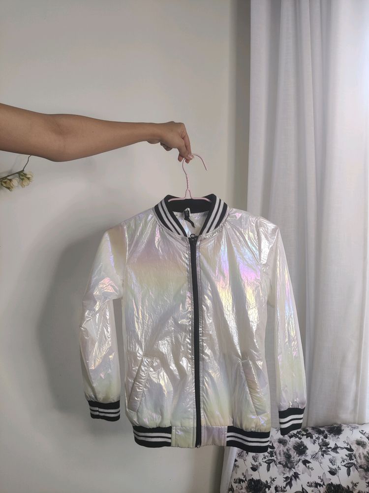 Iridescent Bomber Jacket