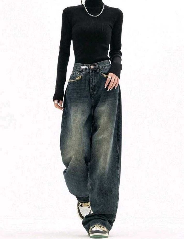 Baggy Dark wash jeans