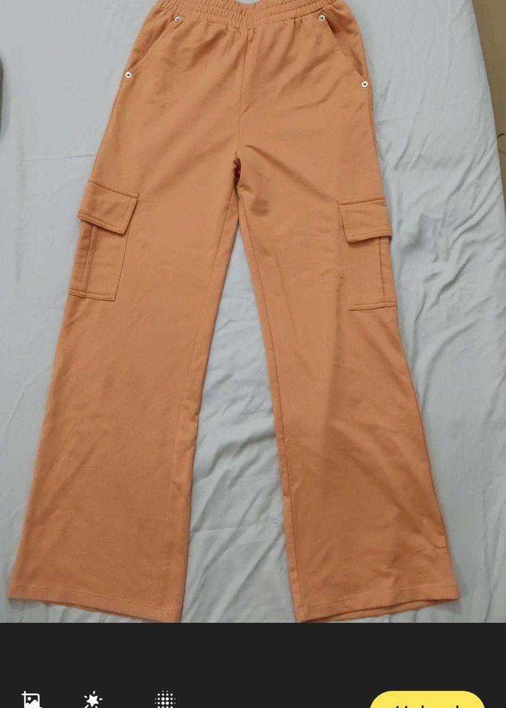 Orange Cargo Pants