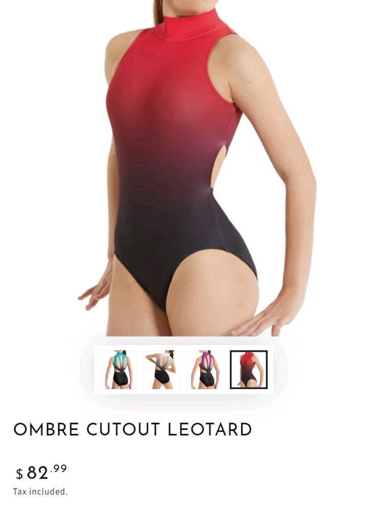Ombre Cutout Leotard