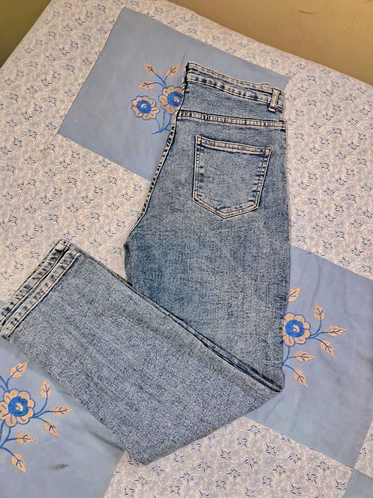 Classic Blue Acid Wash Jeans