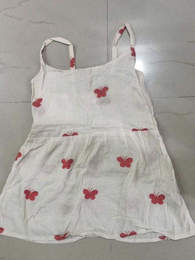 Cute Butterfly Print Dress