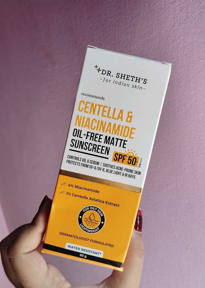 Dr. Seth's Centella Niacinamide Sunscreen SPF 50