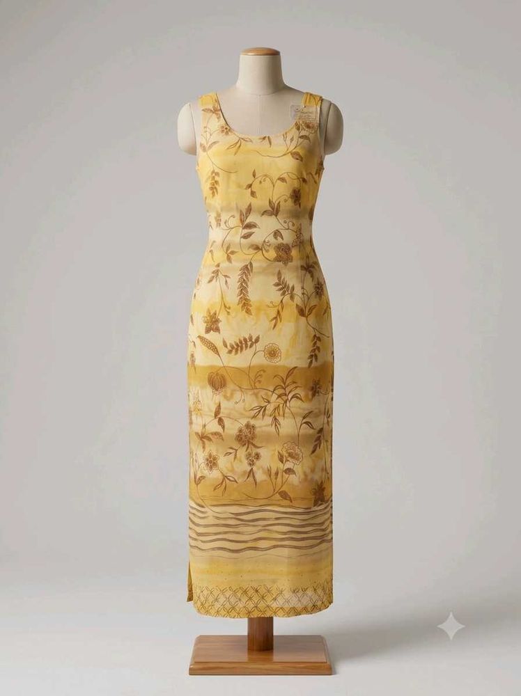 Yellow Floral Maxi Dress