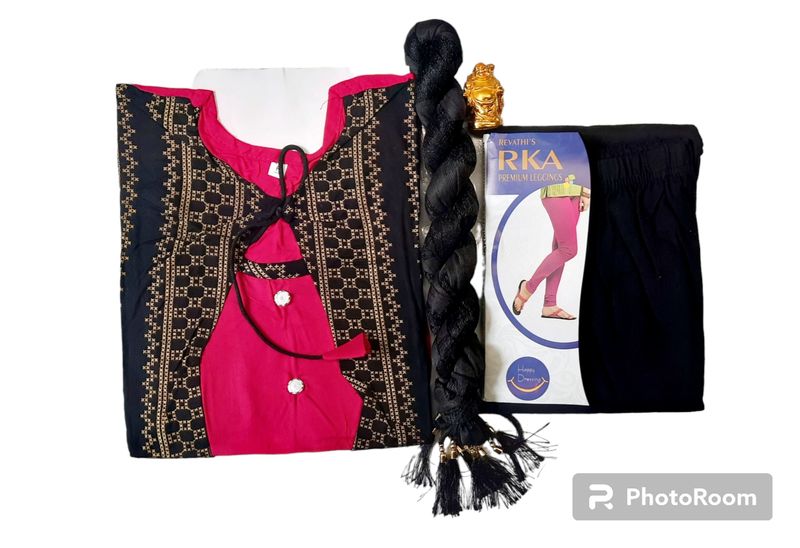 Top + Leggin +shawl Combo Offer