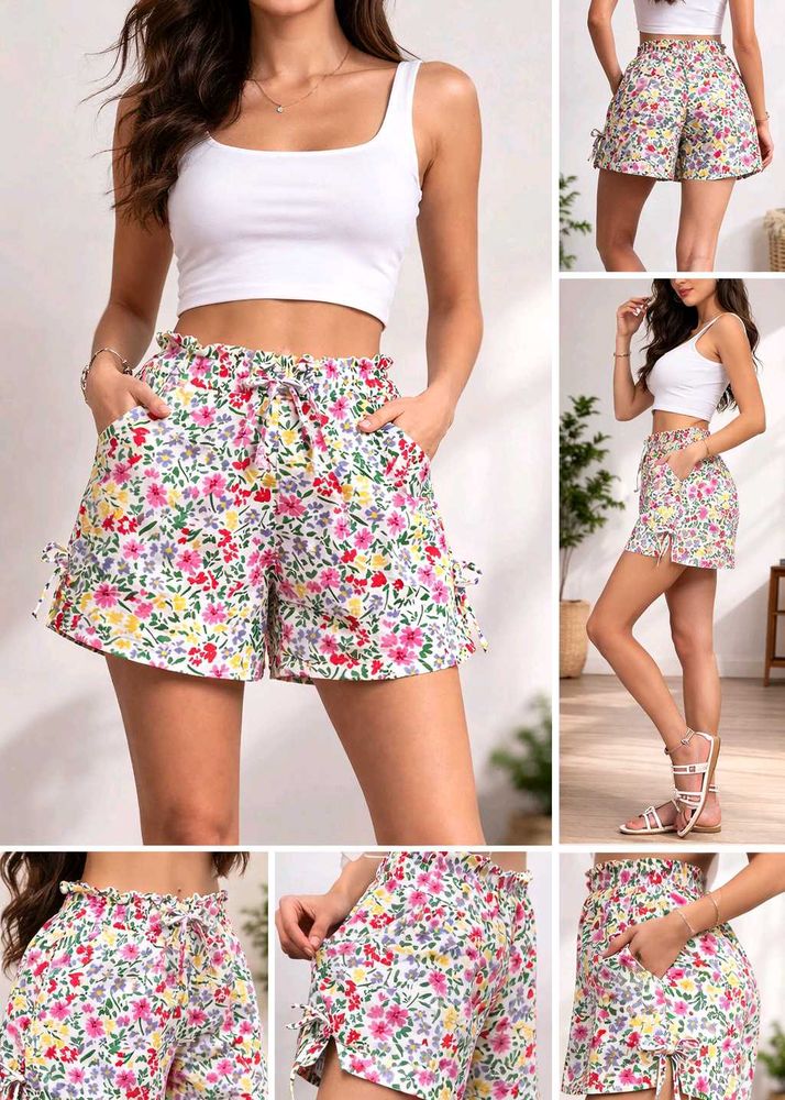 New Floral Print Shorts