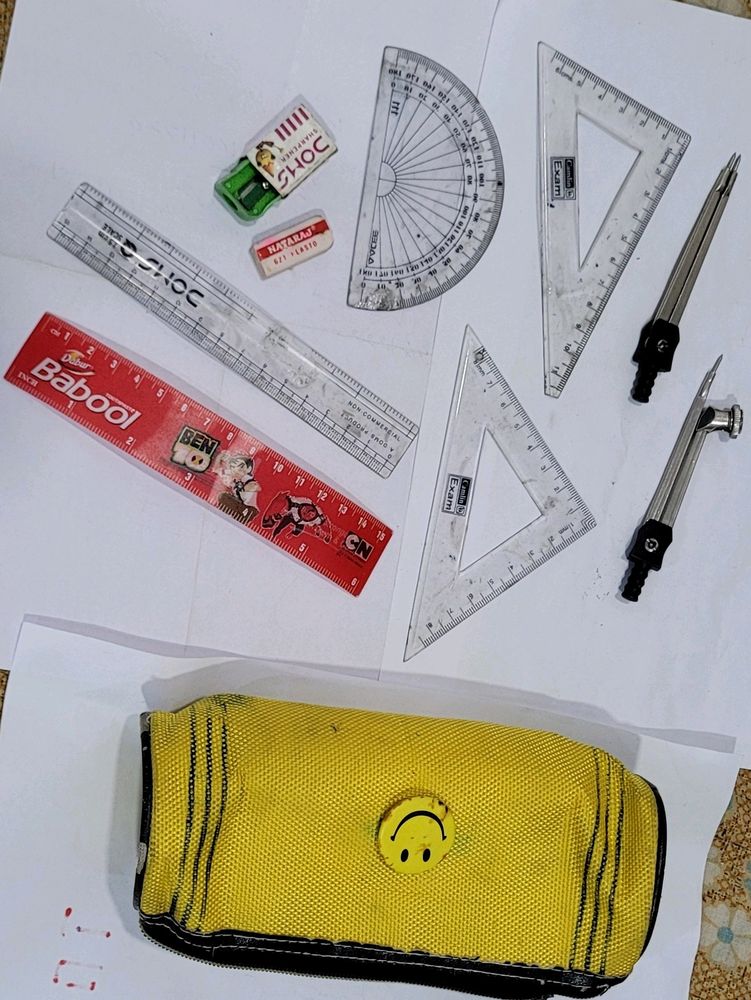 instruments.mathematical Set &amp; Pouch 👝