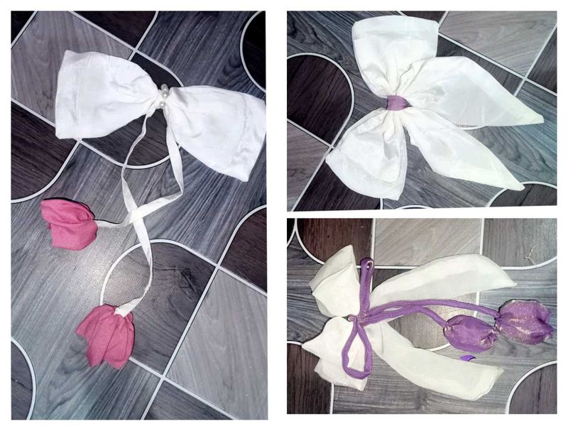 any 4 bow and scrunchies