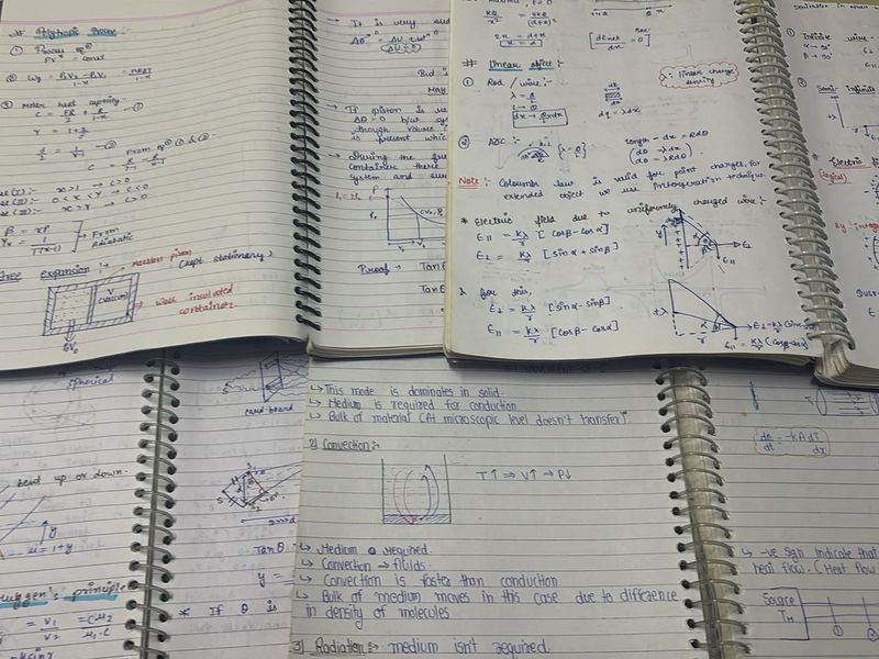 Allen Physics 11&amp;12 handwritten notes