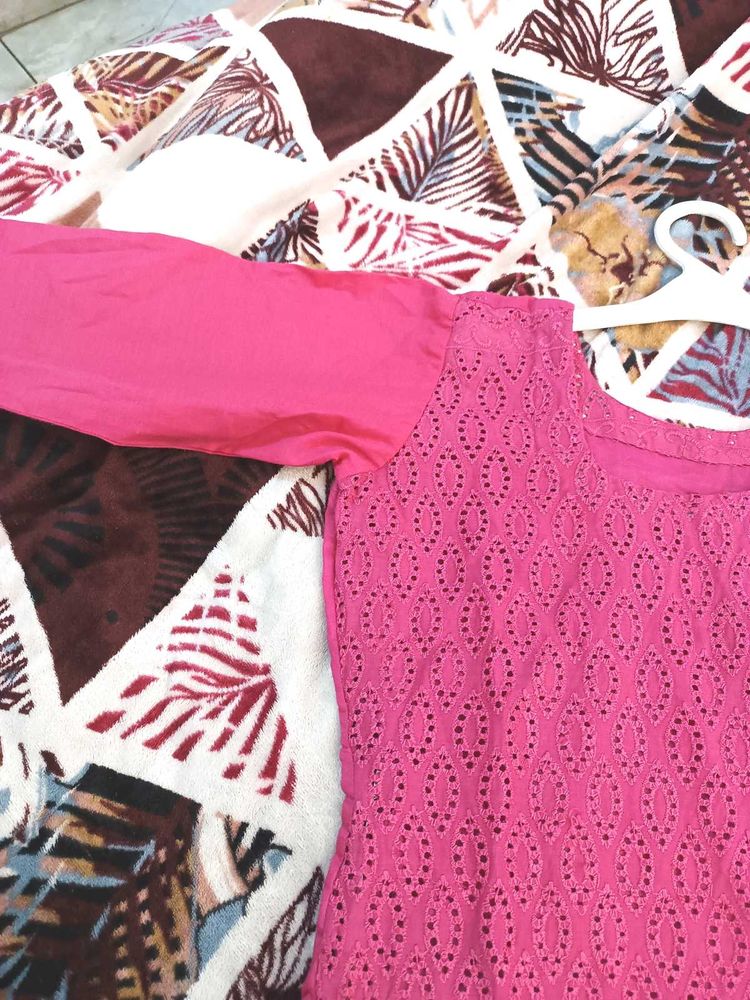 cotton chikan me kurta