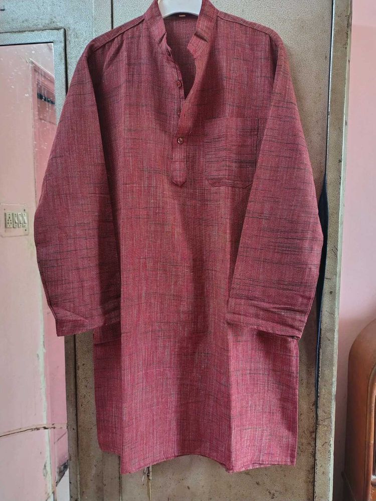 Men's Red Kurta