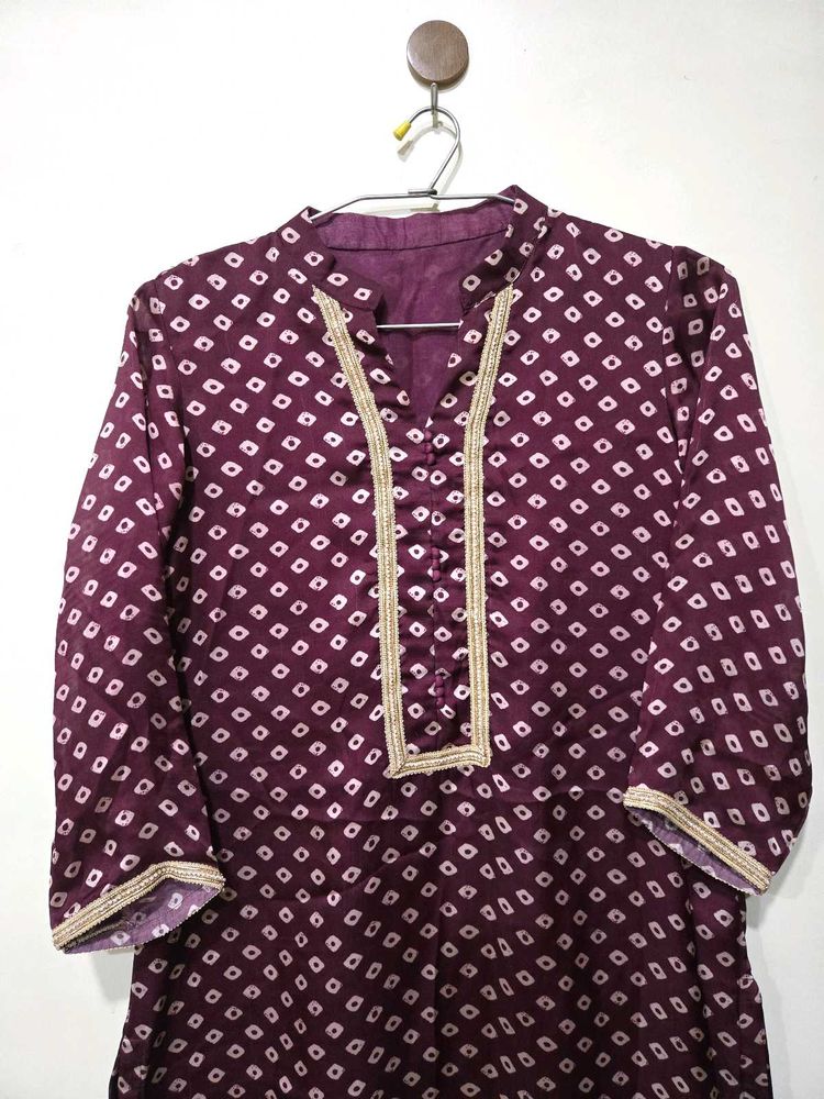Bandhani Kurta Set