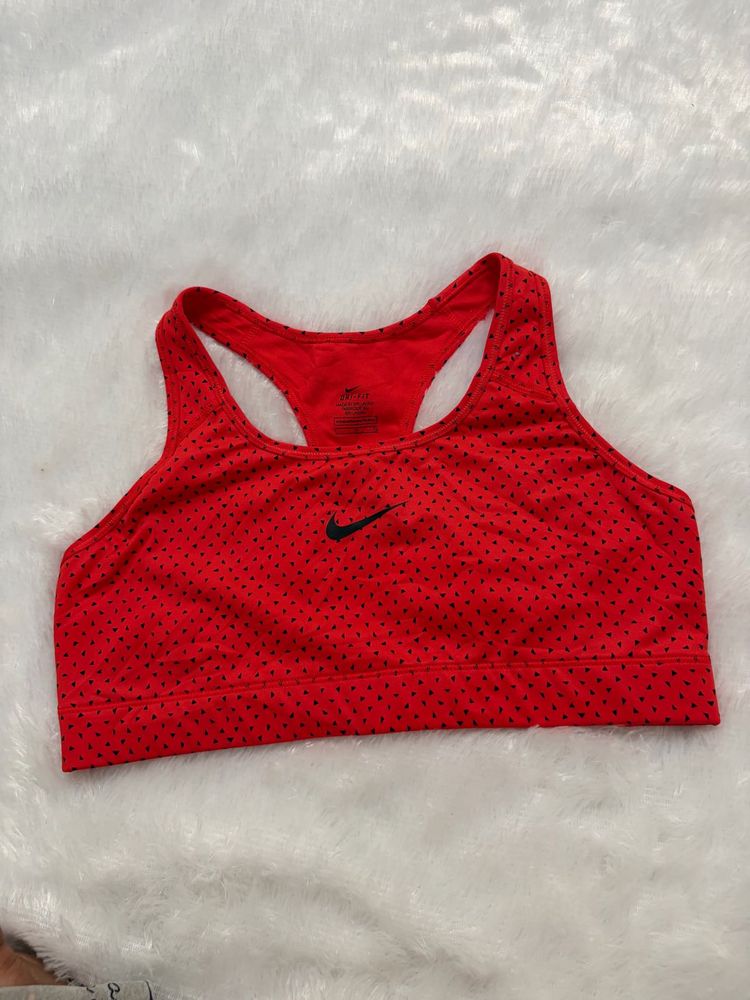 Nike Red Sports Bra