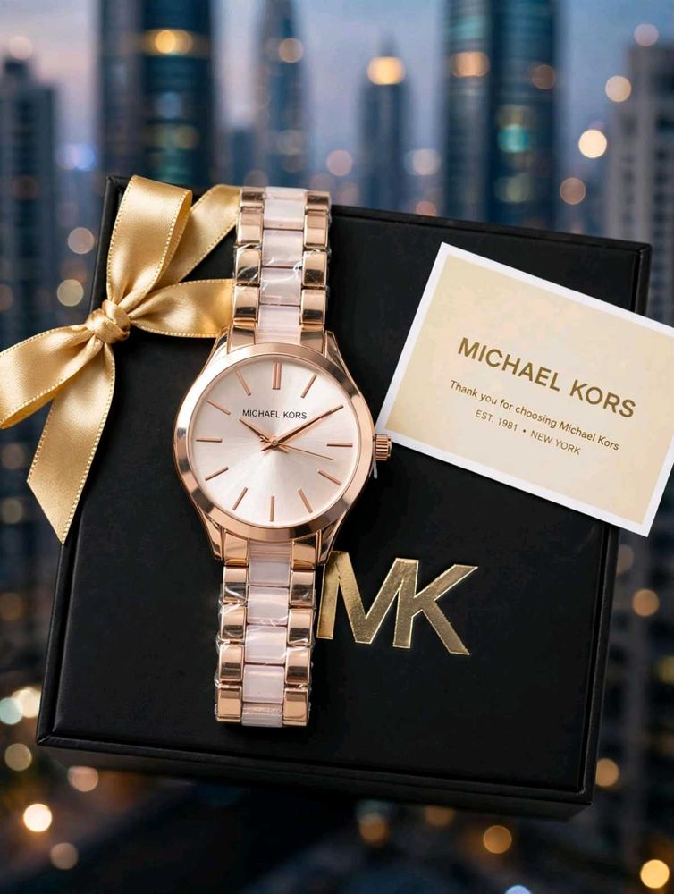 Michael Kors Rose Gold Watch PREMIUM FOR WOMEN