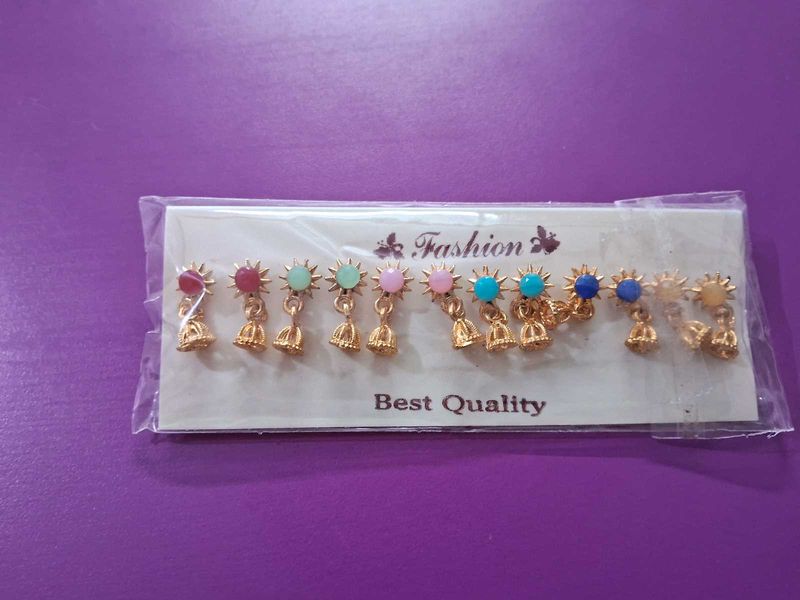 krishna ji's Set of Colorful Earrings 🫶🏻✨️