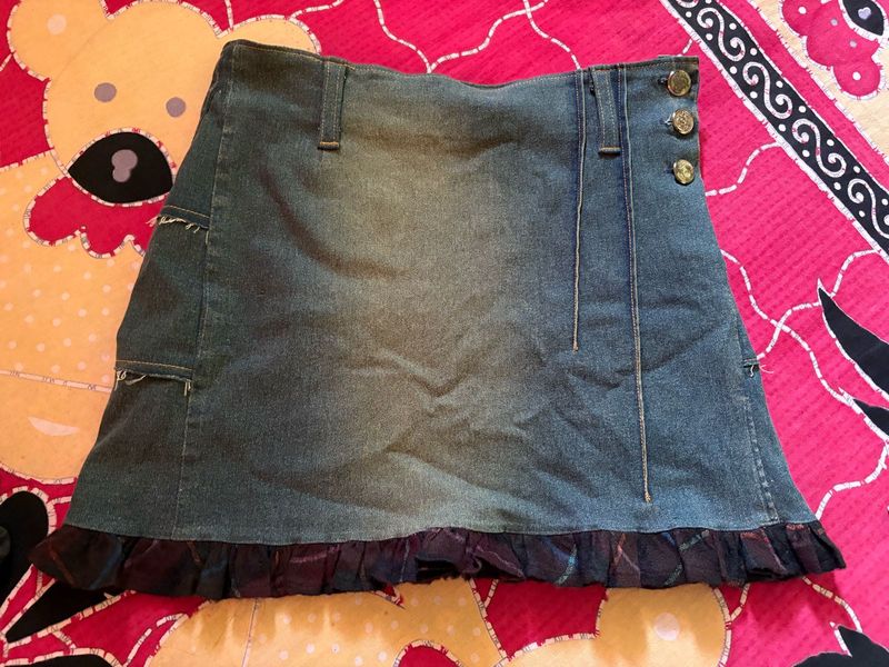 y2k Denim Mini Skirt