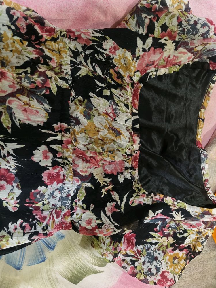 Stunning Floral Designer Onepiece For Women