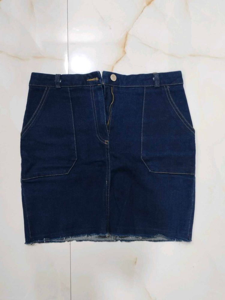 Classic Denim Mini Skirt