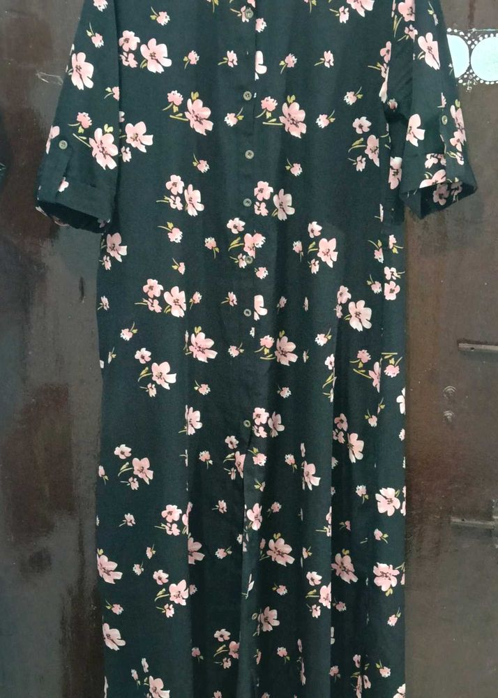 Floral Print Midi Dress