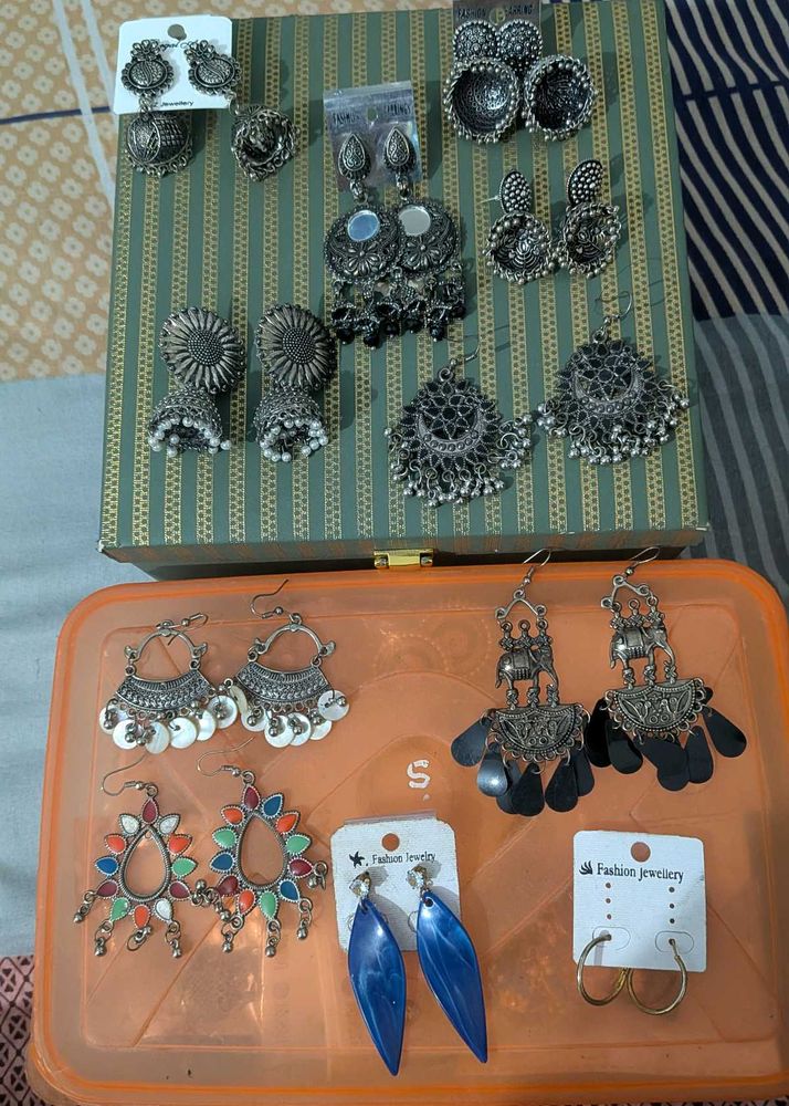 Assorted Oxidized Earrings Collection