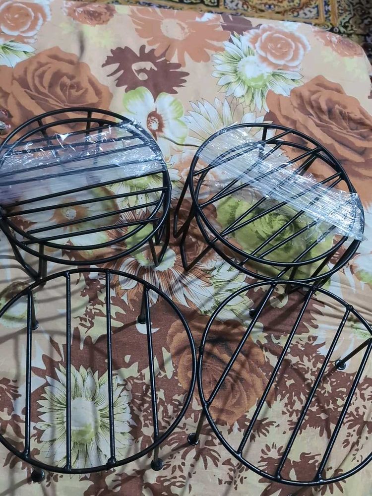 Metal Plants Stand Combo Of 4