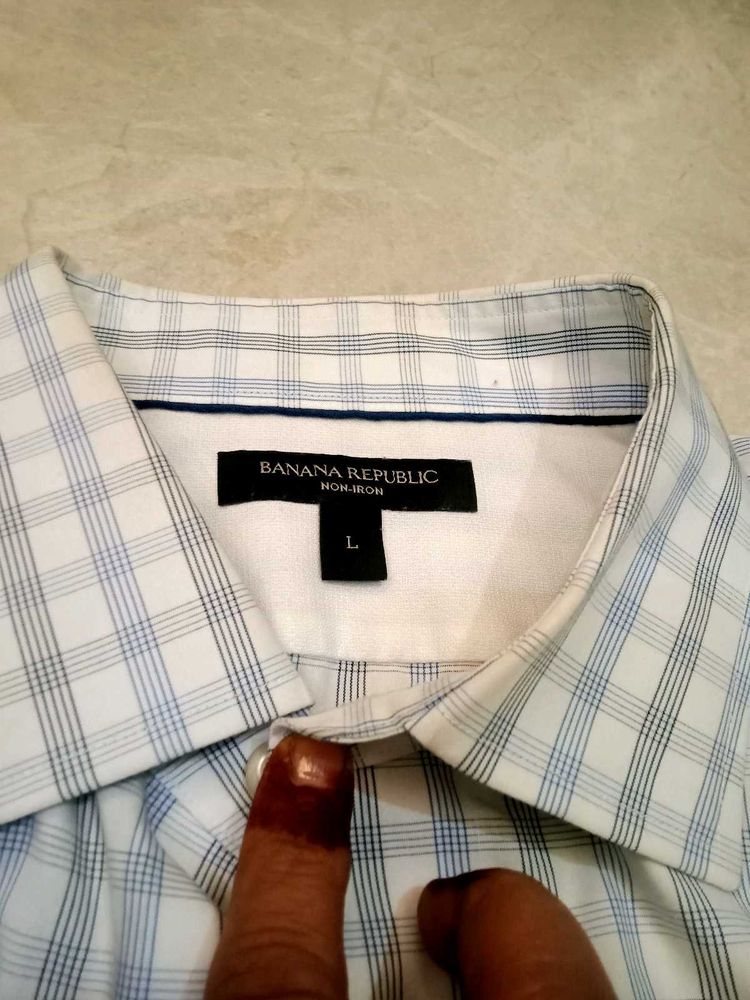 Banana Republic  Plaid Shirt