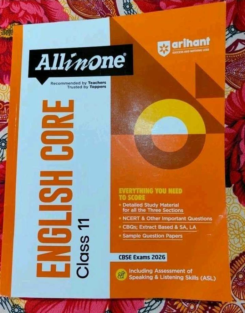 Arihant All in One English Core Class 11