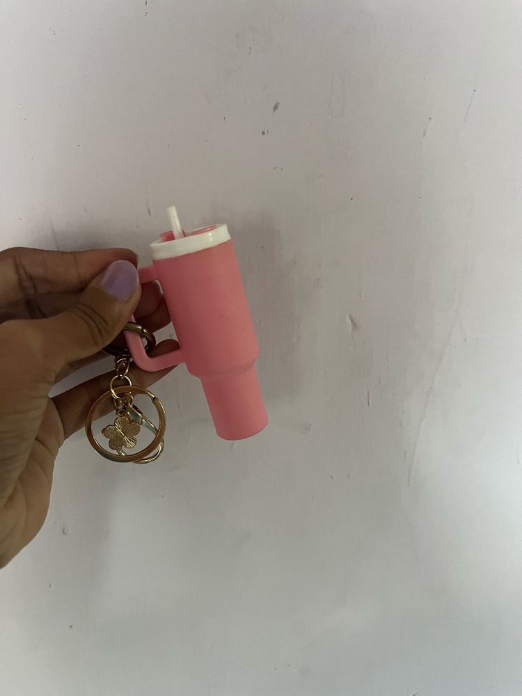 Cute Tumbler Keychain and projector camera