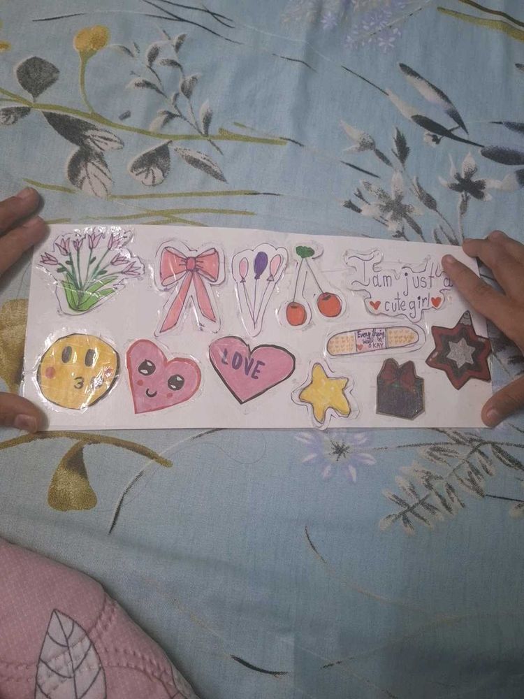 Cute Hand-Drawn Stickers
