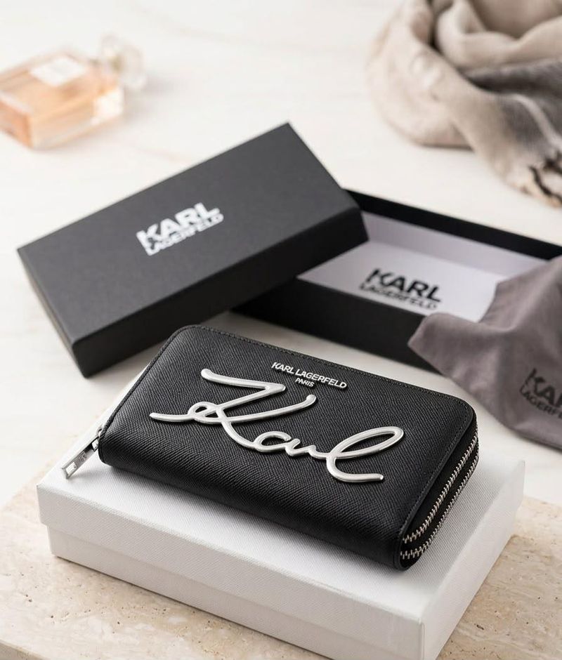 Karl Lagerfeld Zip Around Wallet
