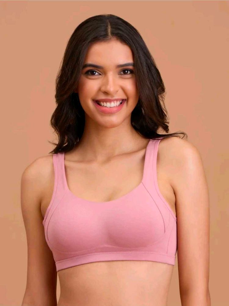 Nykd Women T-Shirt Non Padded Pink Bra