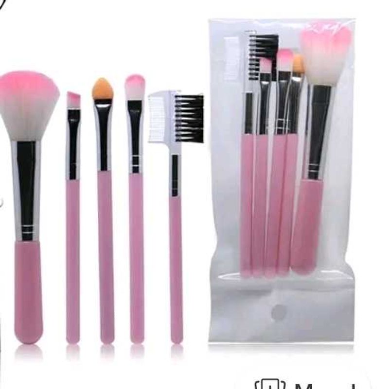 Pink Makeup Brush Set
