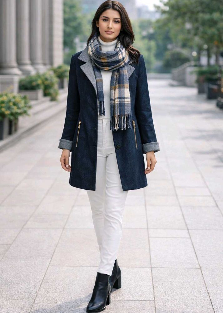 🇳🇿💫🎀POLO CLUB Navy Blue Trench Coat