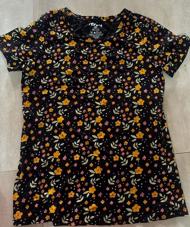 Floral Print T-Shirt