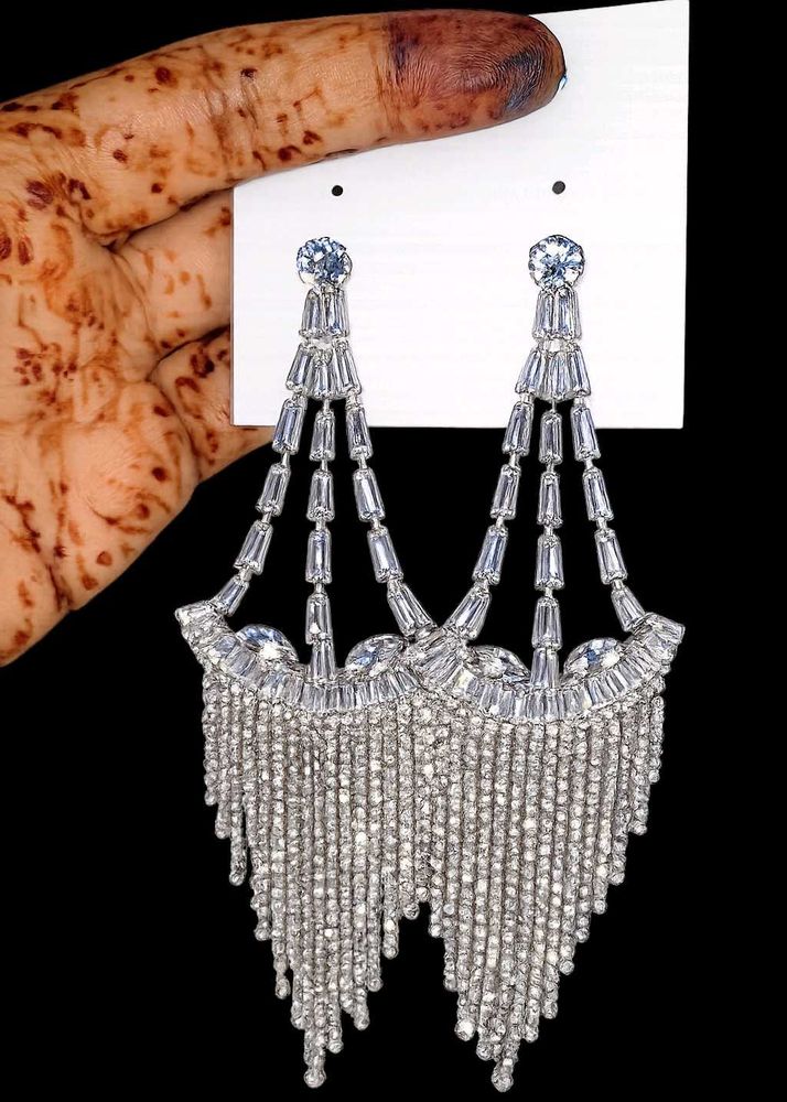 Dangling Crystal Chandelier Earrings